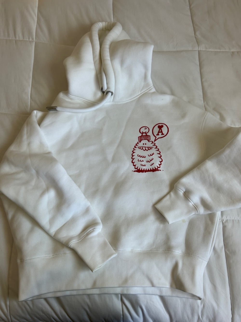 Ami Alexandre Mattiussi x Kevin Lyons Cream Hoodie